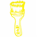 Paintbrush - Yellow Cut Out
