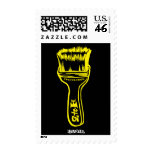 Paintbrush - Yellow Postage