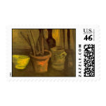 Paintbrushes by Vincent van Gogh Postage Stamp