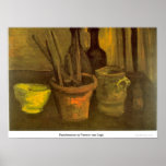 Paintbrushes by Vincent van Gogh Poster