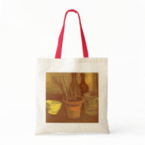 Paintbrushes in a Pot by Vincent van Gogh Tote Bag