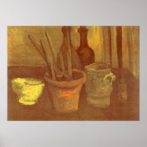 Paintbrushes in a Pot by Vincent van Gogh Posters