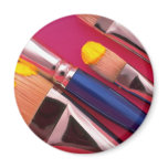 Paintbrushes in various shapes magnet