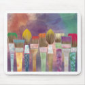 Paintbrushes mousepad