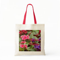 "Painted African Violets" Budget Bag