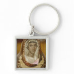 Painted and gilded mummy case of Artemidorus Key Chain