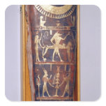 Painted and gilded mummy case of Artemidorus Square Stickers