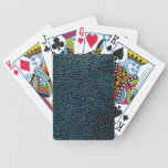 Painted blue gems bicycle card deck