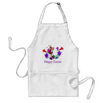 Painted Bunny Eggs Aprons