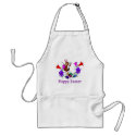 Painted Bunny Eggs aprons