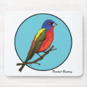 PAINTED BUNTING mousepad
