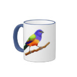 Painted Bunting Ringer Mug