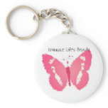 Painted Butterfly Beauty Key Chains