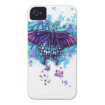 Painted Butterfly IP Case iPhone 4 Cover