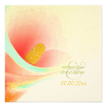 Painted Calla lily/wedding Invitations