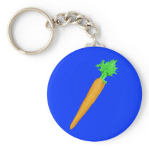 Painted Carrot Key Chains