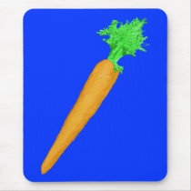 Painted Carrot Mouse Mats