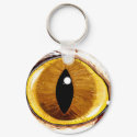 Painted Cat's Eye keychains by TheGalacticGroundhog Painted Cat's Eye keychains