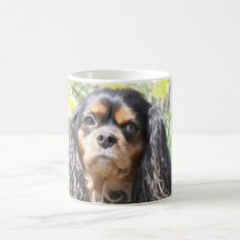 Painted Cavalier King Charles Spaniel Coffee Mugs