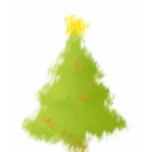 Painted Christmas Tree Shirts