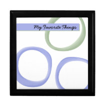Painted Circles lavender Gift Box gift boxes