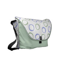 Painted Circles lavender Messenger Bag messenger bags