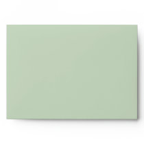 Painted Circles pale leaf stripes A7 Envelope envelopes