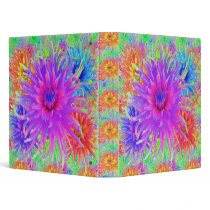 Painted Dahlias 1" Art Binder