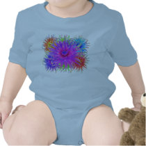 Painted Dahlias 2-Sided Infant Creeper