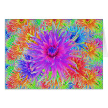 Painted Dahlias Customizable Cards