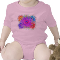 Painted Dahlias Infant Creeper