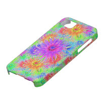 Painted Dahlias iPhone Case iPhone 5 Case