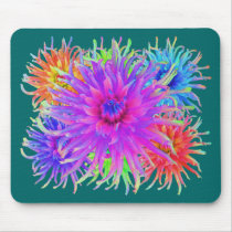 Painted Dahlias Mousepad