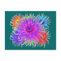 Painted Dahlias Postcard