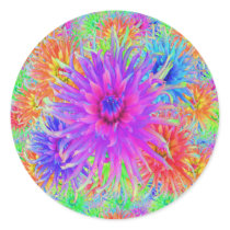 Painted Dahlias Stickers