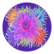 Painted Dahlias Stickers