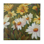 Painted Daisies tiles
