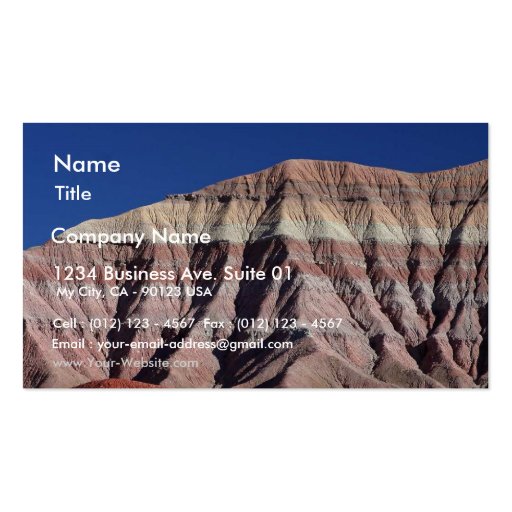 Painted Desert North Of Flagstaff Business Card