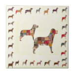 Painted DOGS Gifts Pet KIDS Festival Xmas Diwali Ceramic Tiles