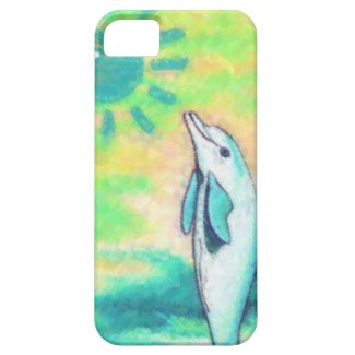 Painted Dolphin iPhone 5 Case