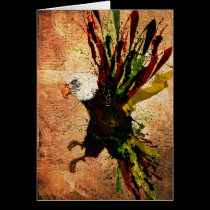painted eagle cards