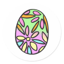 Painted Easter Egg stickers by shopaholicchick Painted Easter Egg stickers