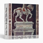 Painted Equestrian Statue Of Giovanni Acuto Binder