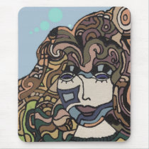 Painted Face mousepads by MyOtherPlanet Painted Face mousepads