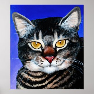 Painted Fat Cat print