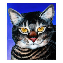 Painted Fat Cat posters by TheGalacticGroundhog Painted Fat Cat posters