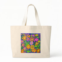 Painted Floral Composition bags by artberry Painted Floral Composition bags