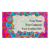 Painted Flower Business Card Template
