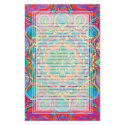 Painted Flower Lined Stationery