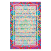 Painted Flower Lined Stationery